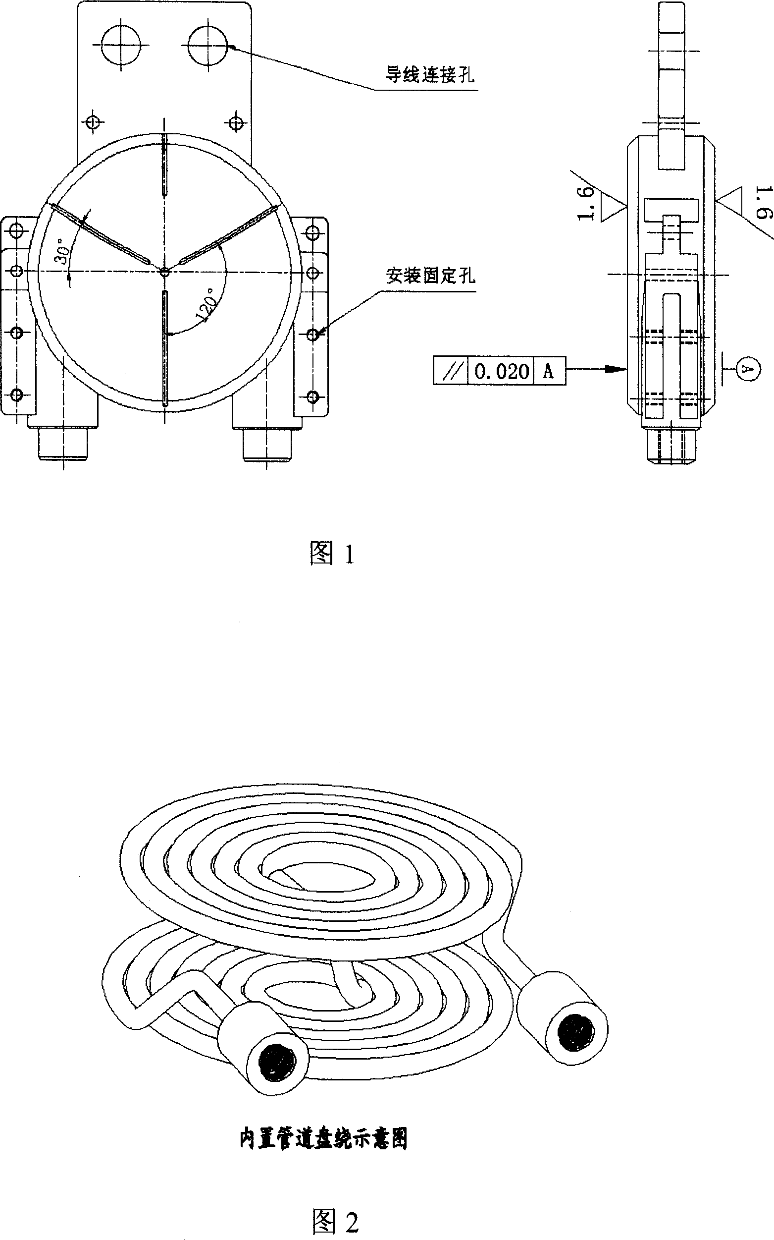 Thyratron transistor valve water-cooling radiator