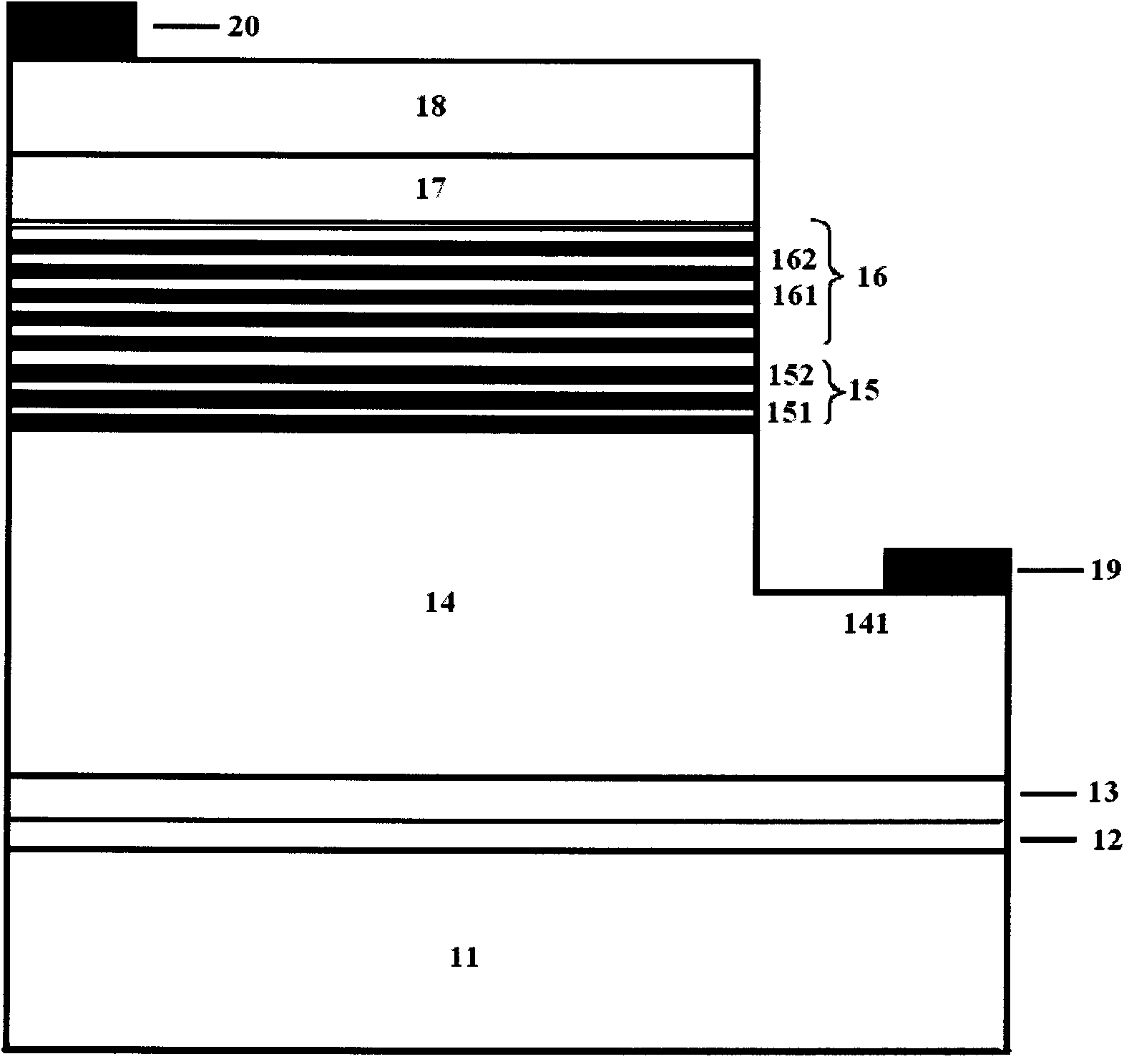 Manufacturing method of modulation-doped gallium nitride series light-emitting diode