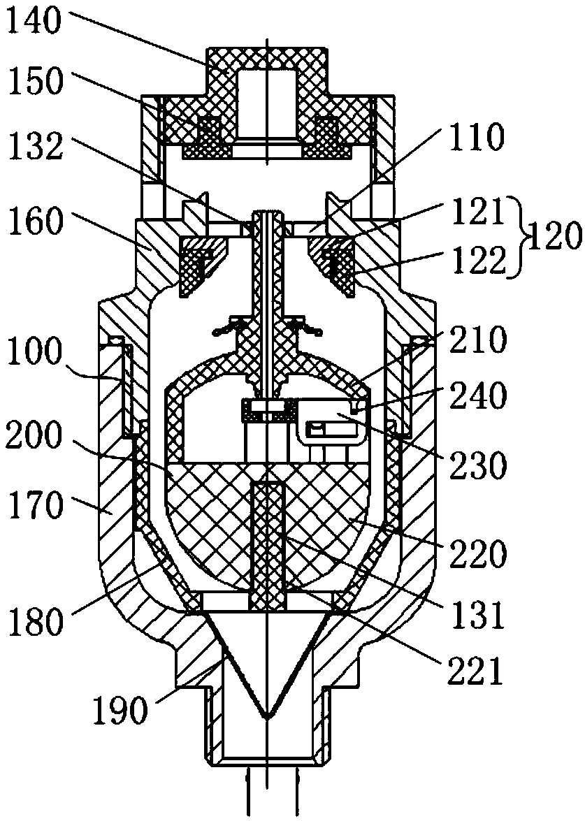 Combined-type air inlet and exhaust valve