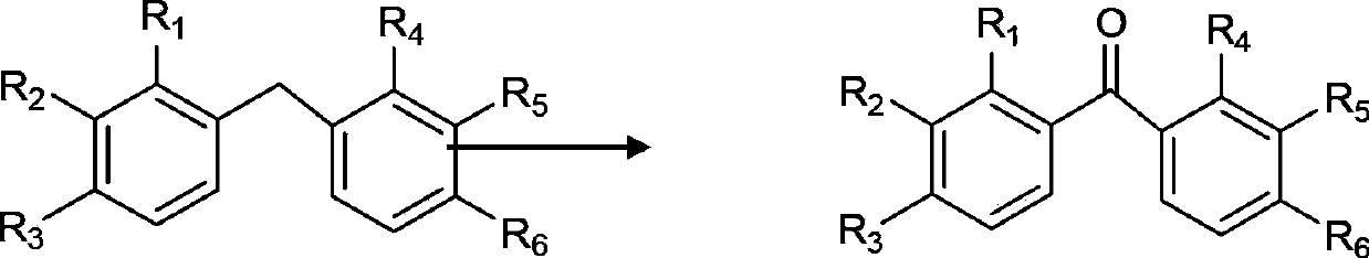 Method for preparing diphenyl ketone compound