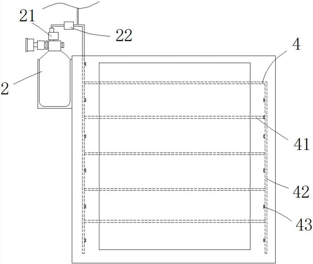 On-board battery fire extinguishing structure using hybrid fire extinguishing agent