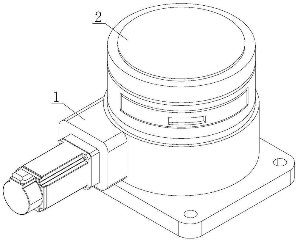 An automatic rotating disk for spraying the fixed base of communication equipment and its implementation method