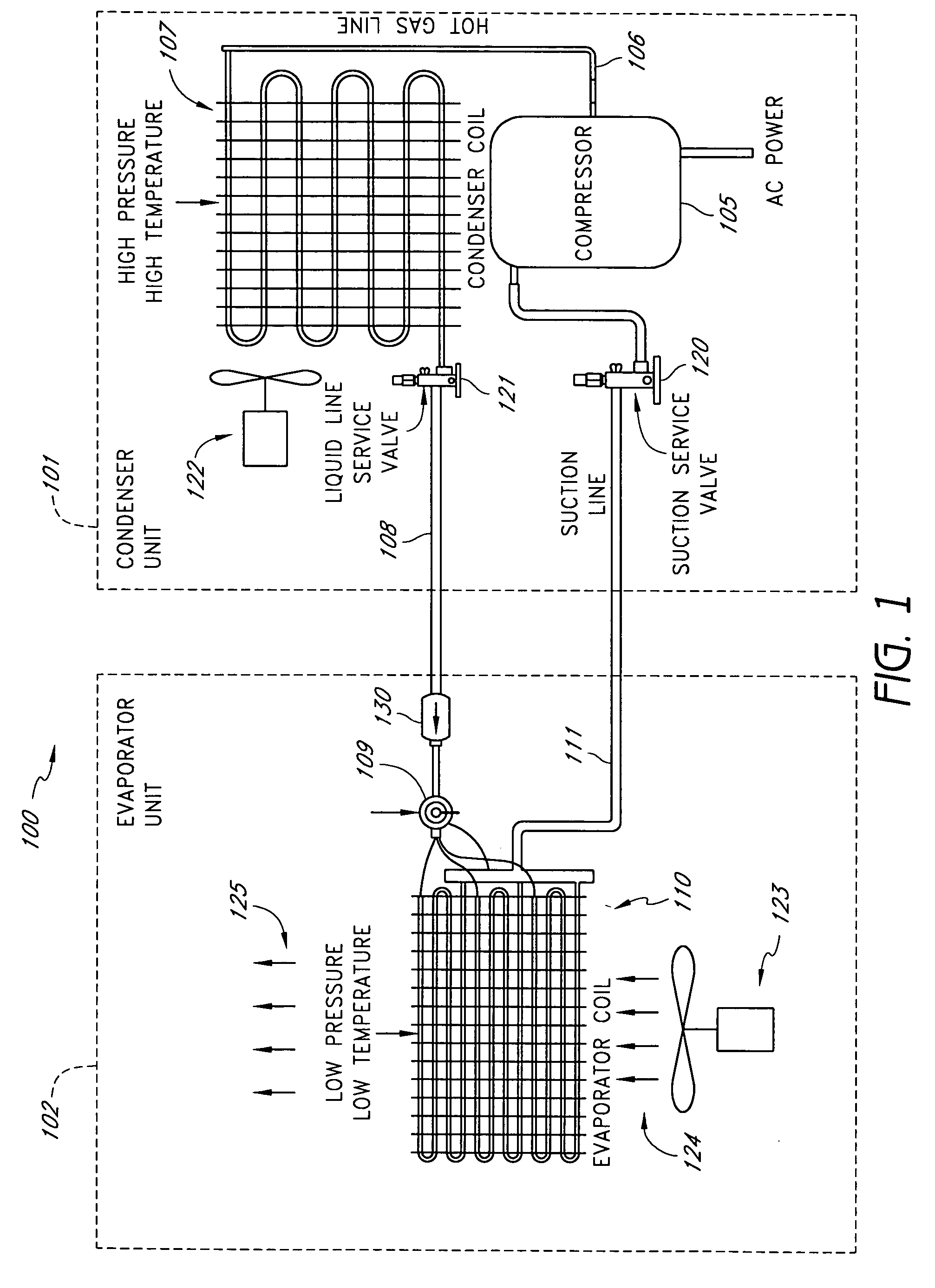 Intelligent thermostat system for monitoring a refrigerant-cycle apparatus