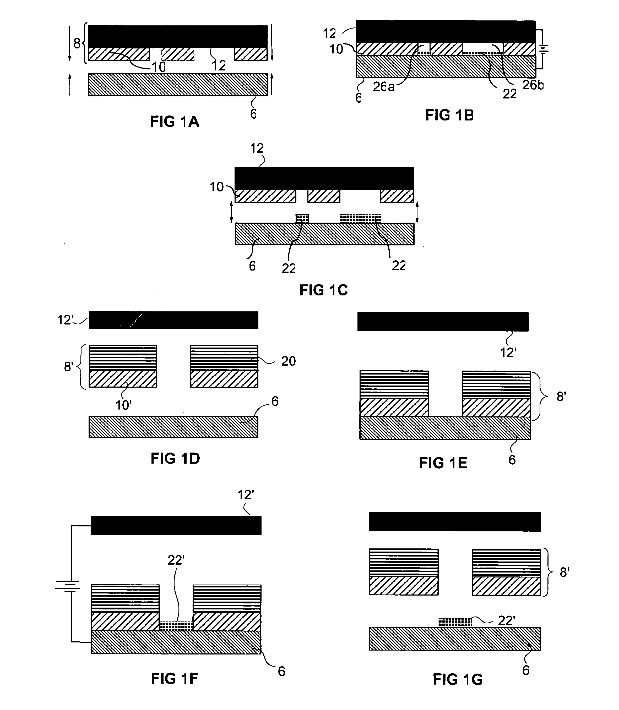 Three-dimensional structures having feature sizes smaller than a minimum feature size and methods for fabricating