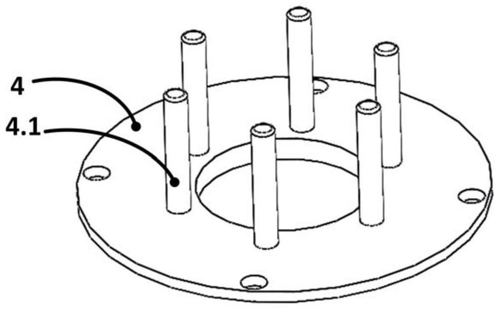 Ion funnel apparatus for use in mass spectrum ionization source