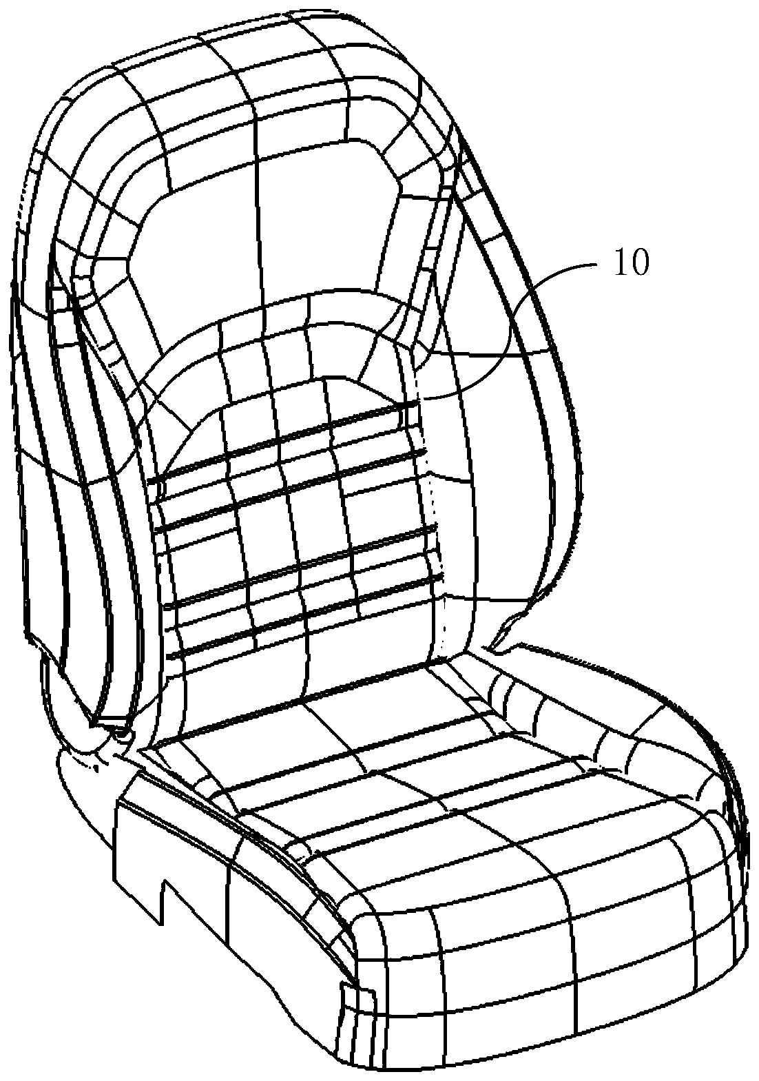 Automobile seat and control method thereof