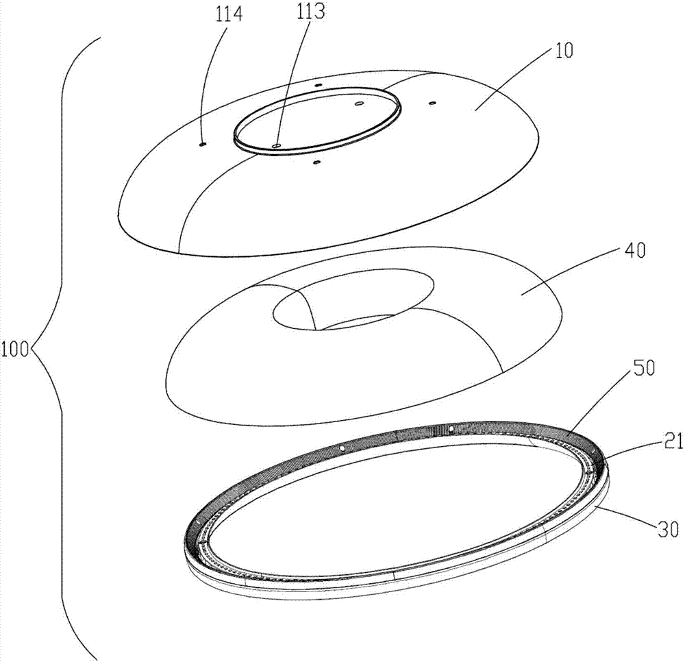 Lens and lighting device with lens