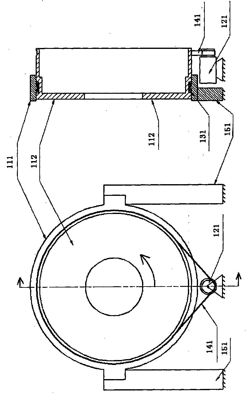 Rotary device of medicine image-forming system