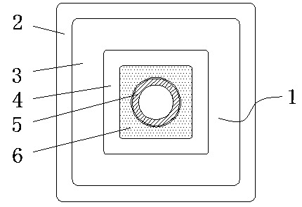 An assembled self-bearing composite cable protection pipe