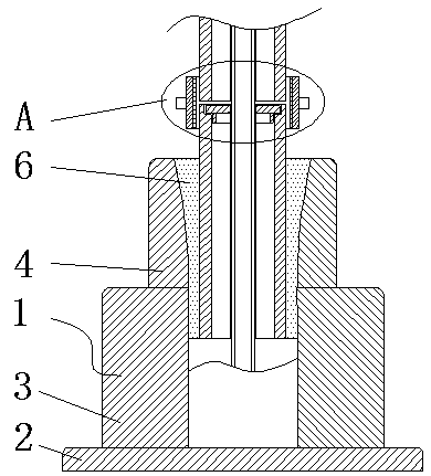 An assembled self-bearing composite cable protection pipe