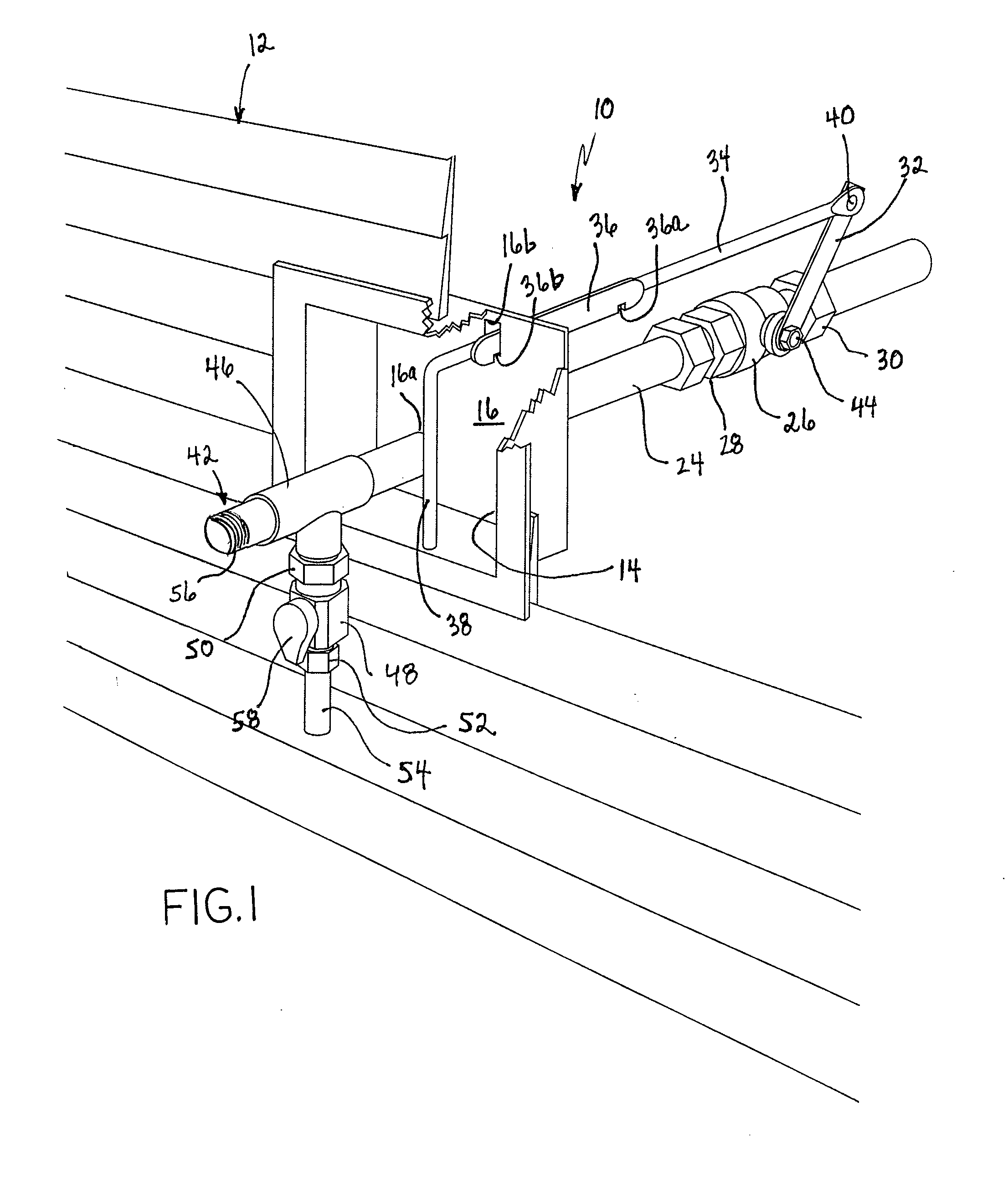 Sill cock protection arrangement