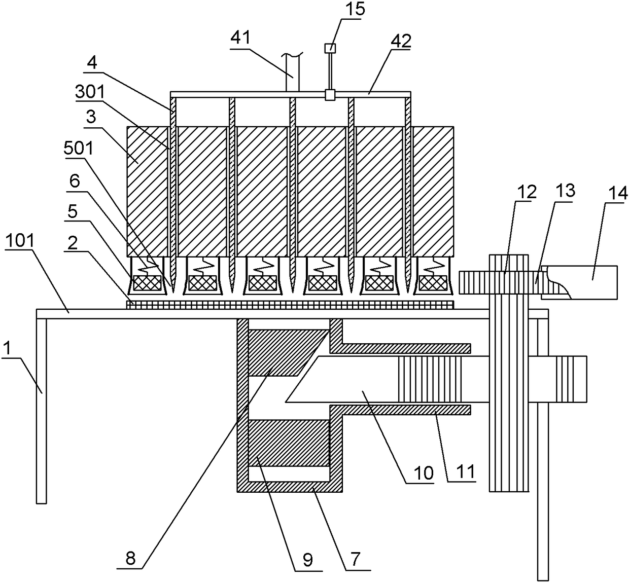 Dried tofu cutting machine