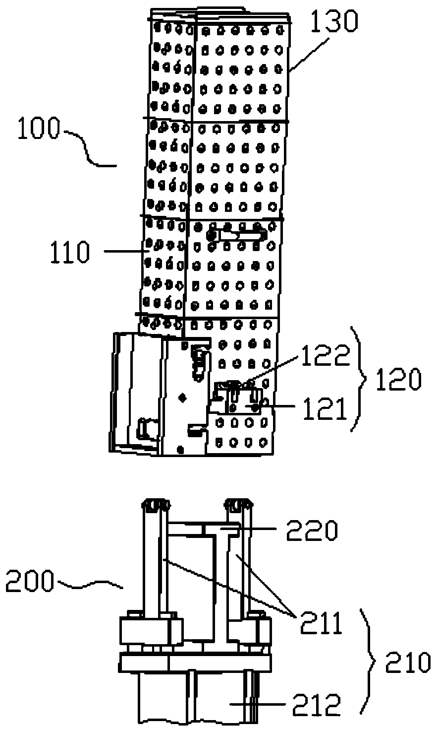 Automatic food material loading device