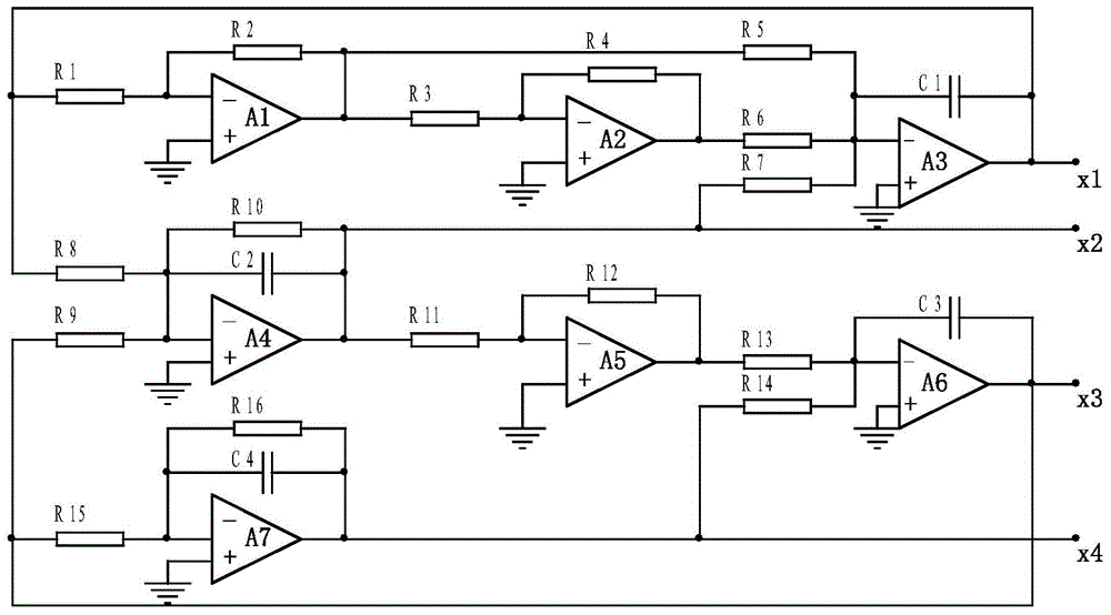 Fourth-order Mebius strip-type cellular neural network chaotic circuit