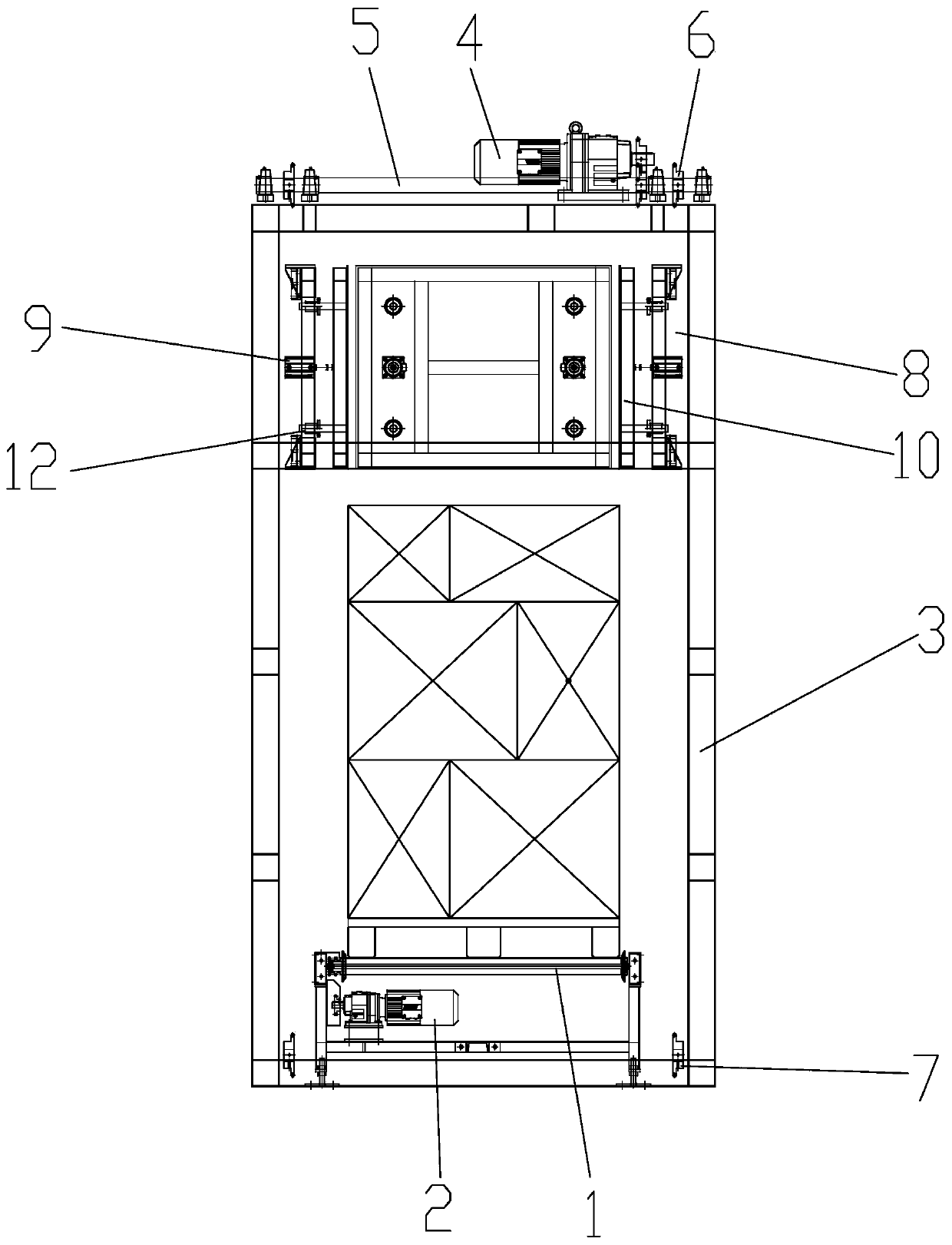 Equipment for automatically aligning stacking cargos