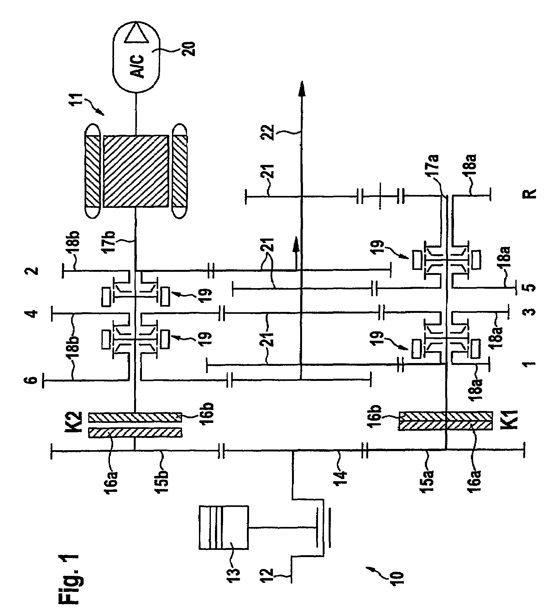 Automotive drive train and method for reducing chatter in the same