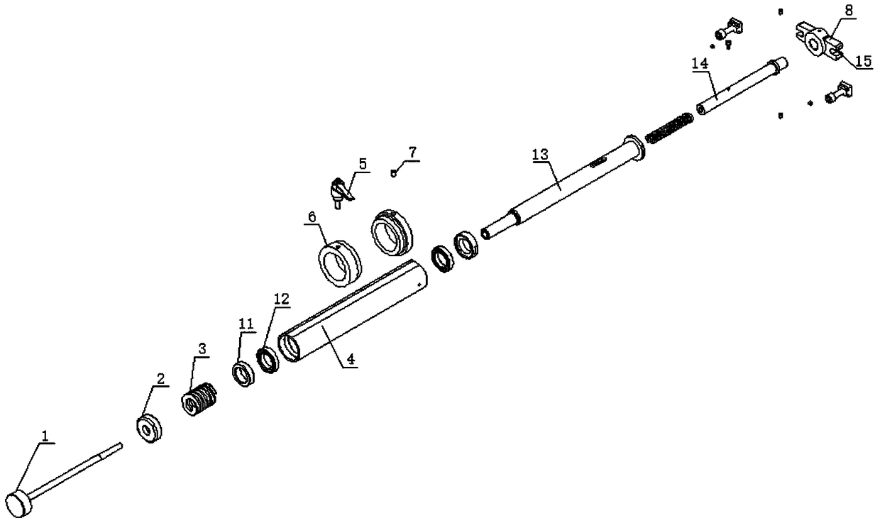 Axial-position-adjustable discharging shaft of die-cutting machine