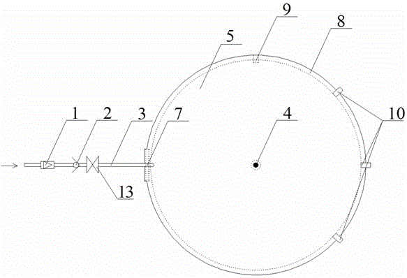 In-vivo surgical resection tissue volume measuring apparatus and measuring method utilizing same