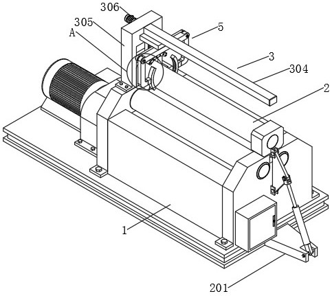 Plate machining plate rolling machine with automatic discharging function