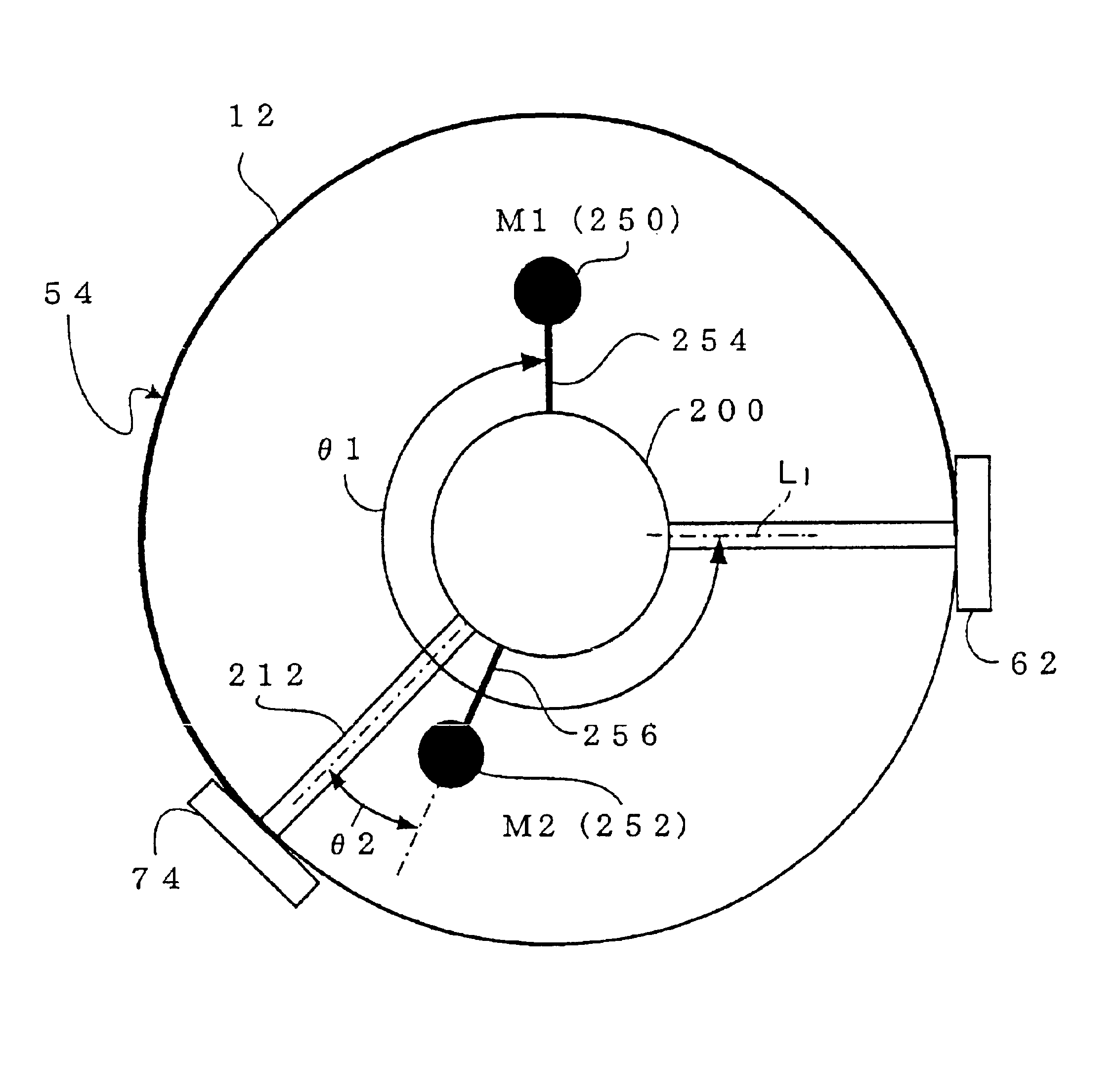 Mechanism for correcting unbalance of a rotor