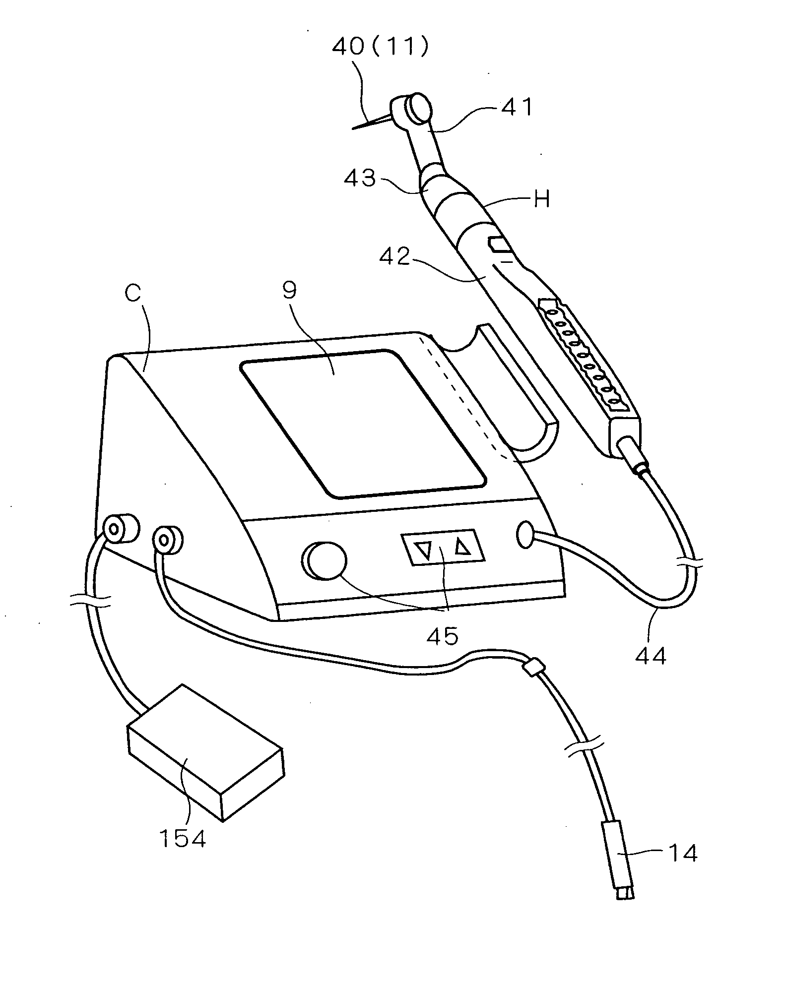 Root canal length measuring apparatus and root canal therapy apparatus