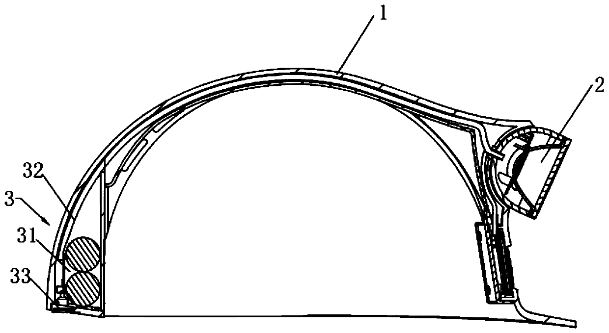 Irradiation-angle-adjustable safety helmet