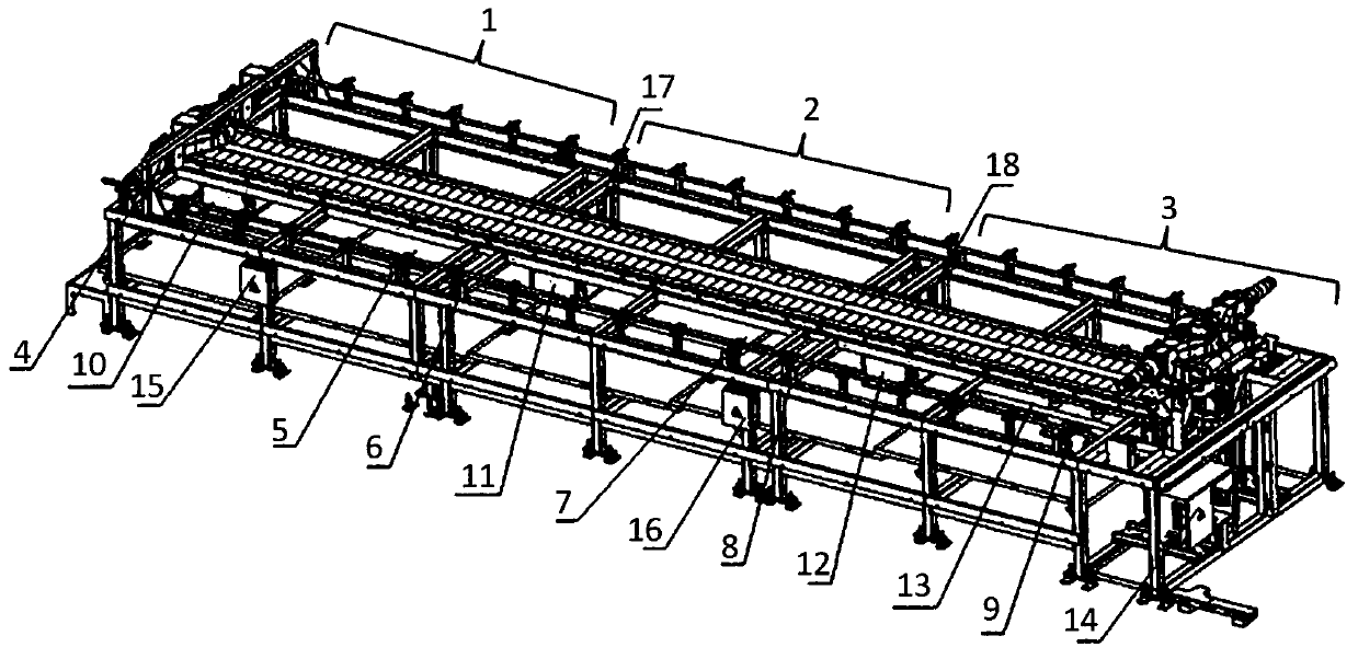 Axle housing automatic loading device
