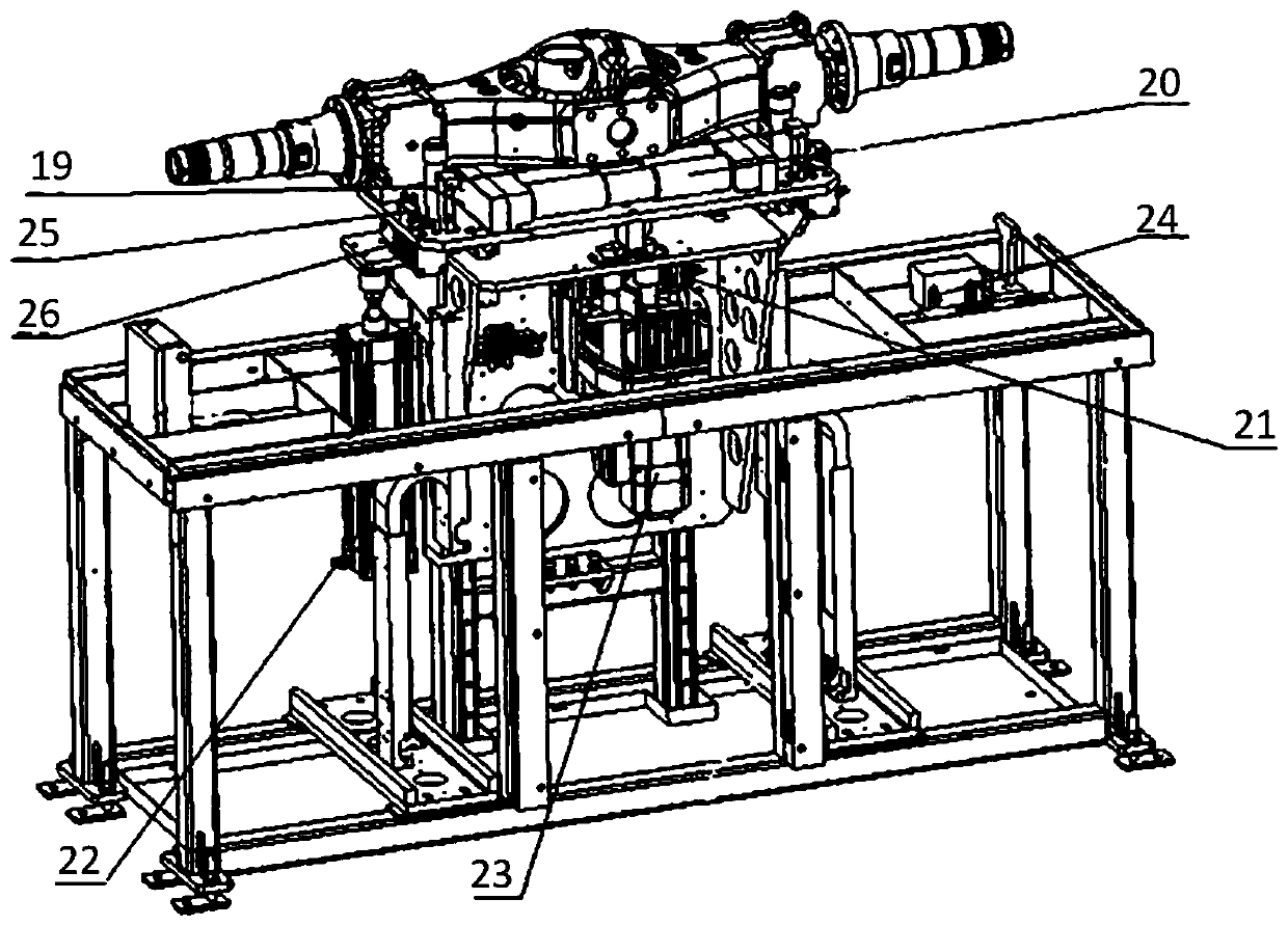 Axle housing automatic loading device