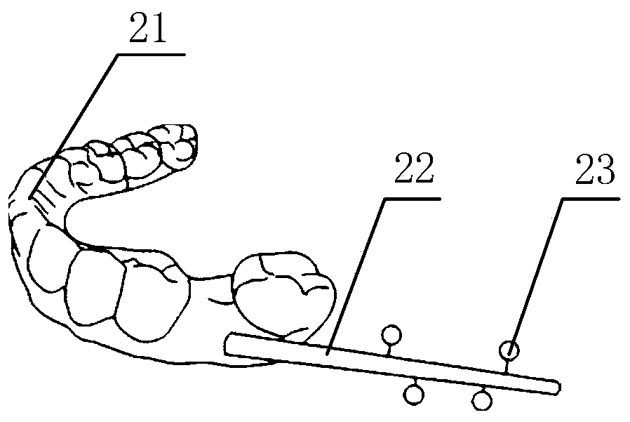 Positioning device for oral implant surgery and surgical path planning method
