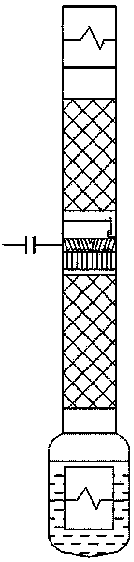 Inner sleeve plate structure of packed fractionating tower