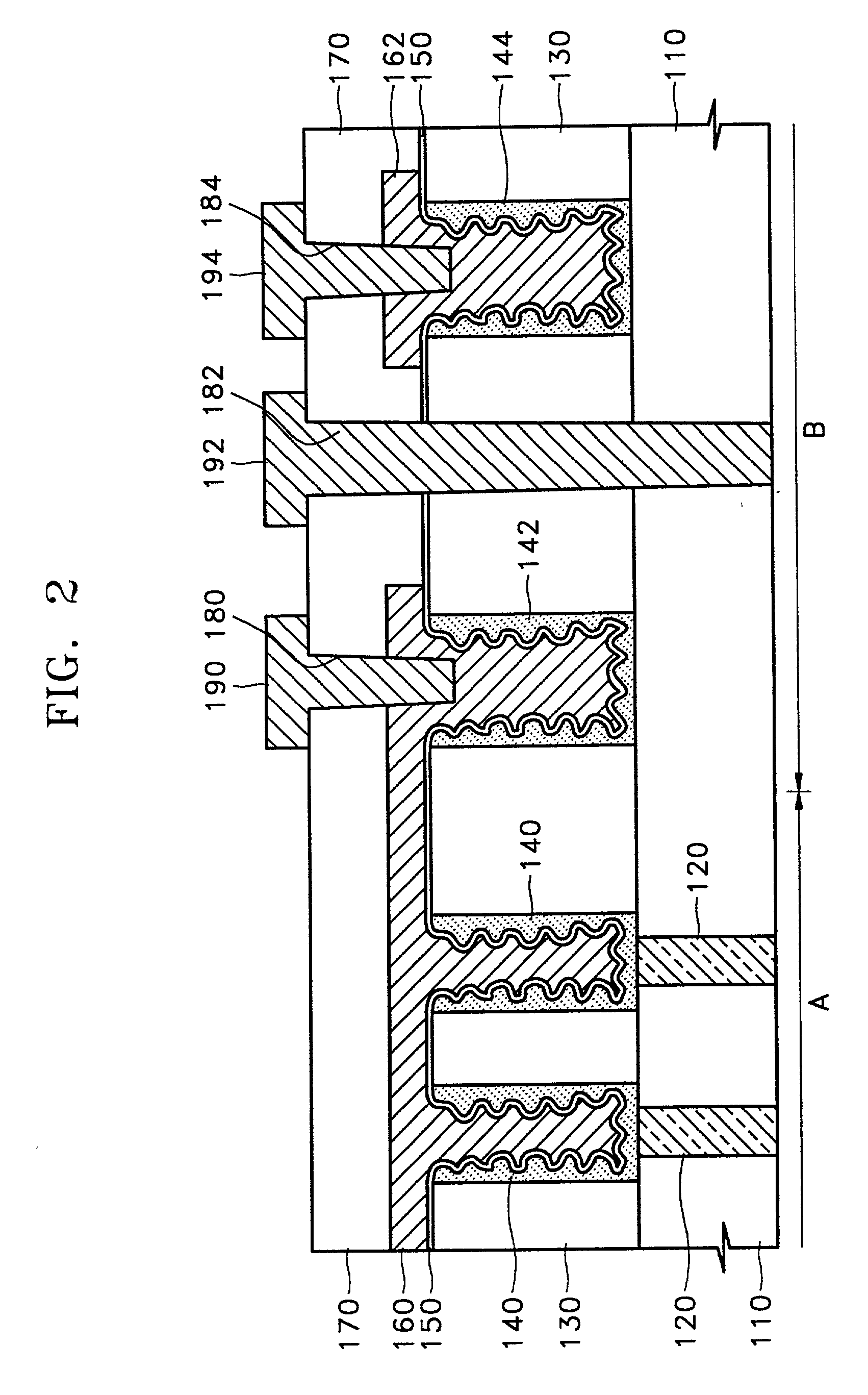 Contact structure with a lower interconnection having t-shaped portion in cross section and method for forming the same