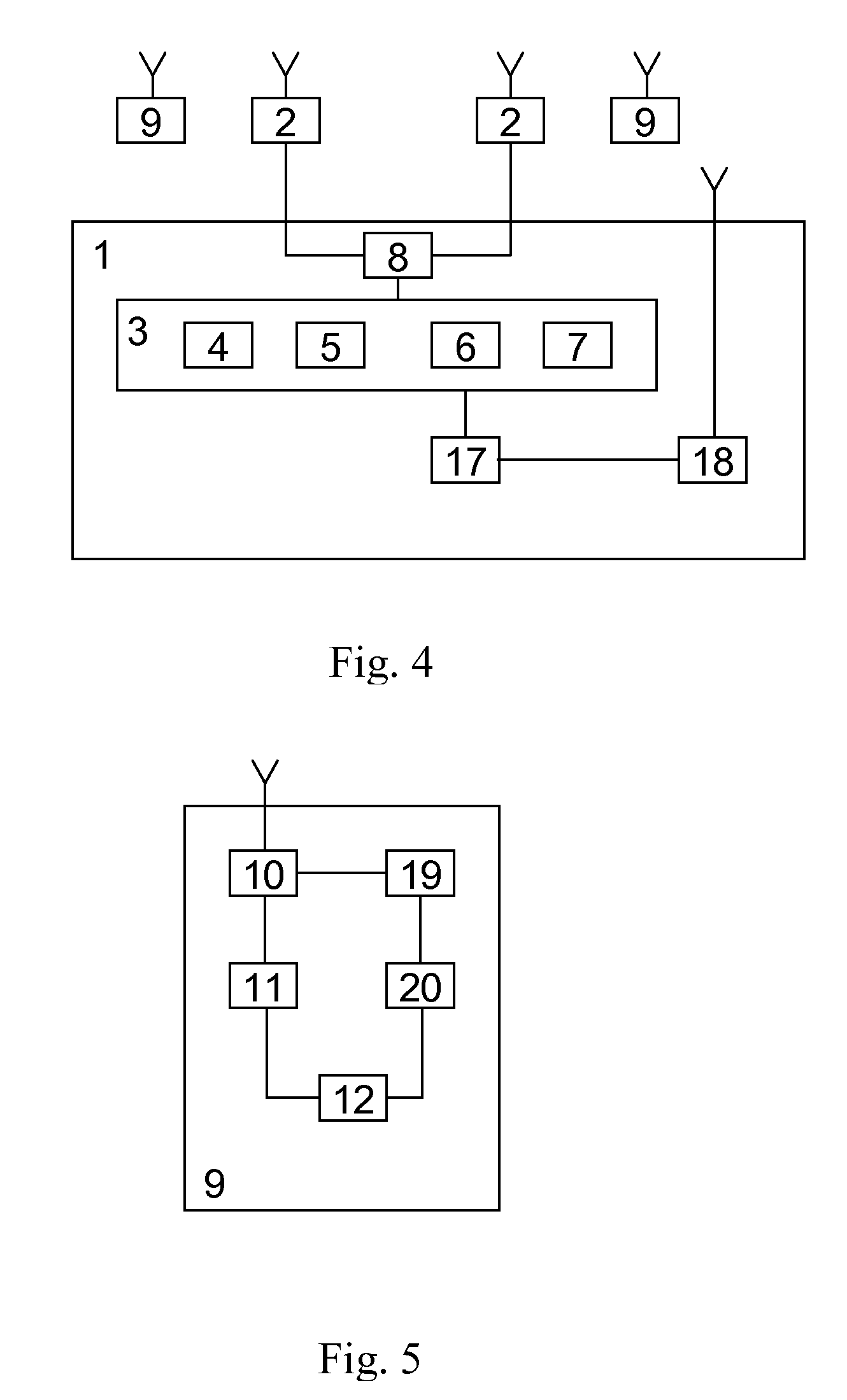 Subscriber calling method (variants) and a communications device system for carrying out said method