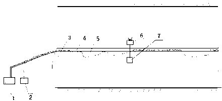 Protecting device capable of preventing mine and tunnel from accident through communication cables