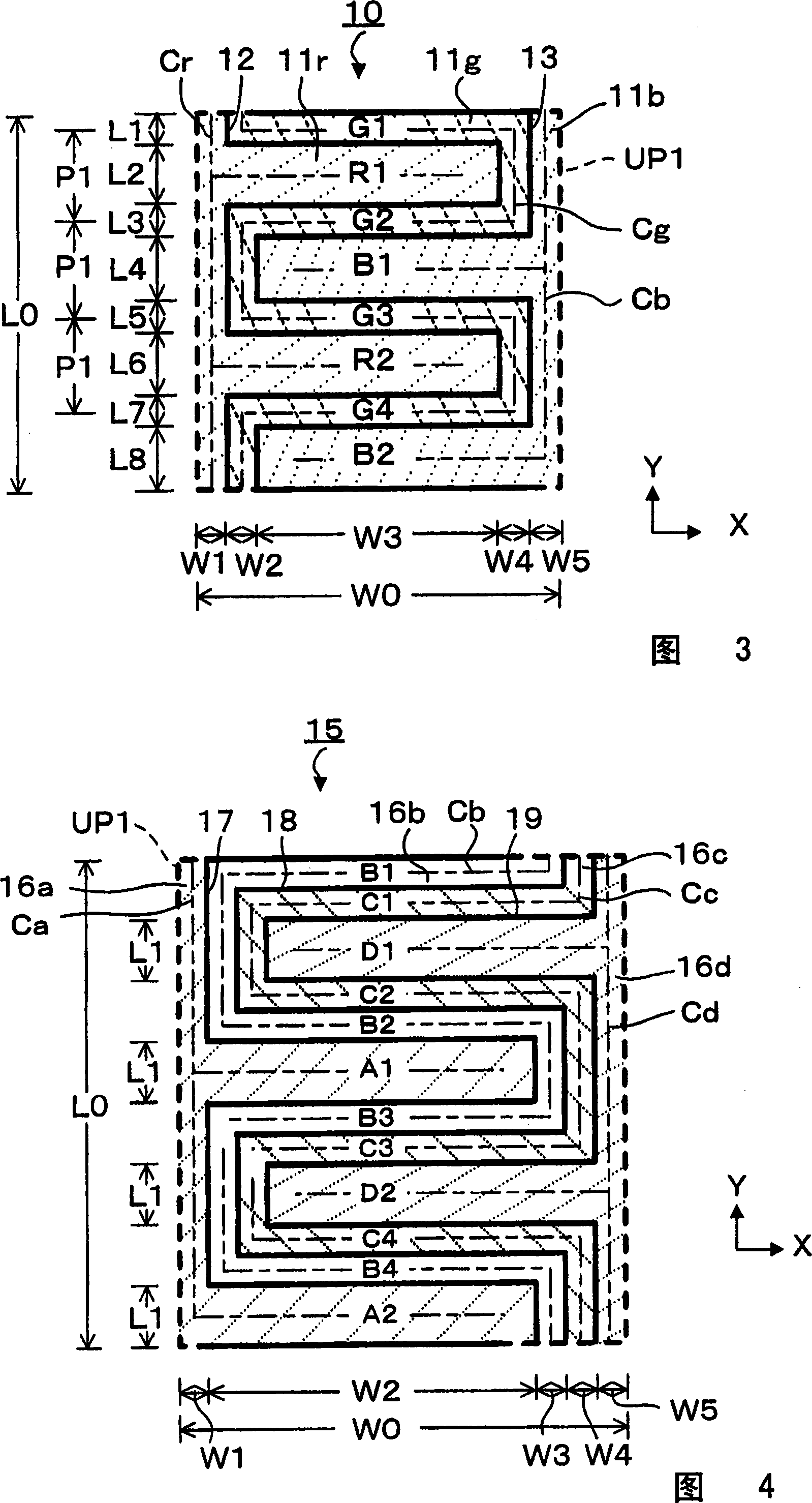 Color filter substrate, LCD device and color display device using the same
