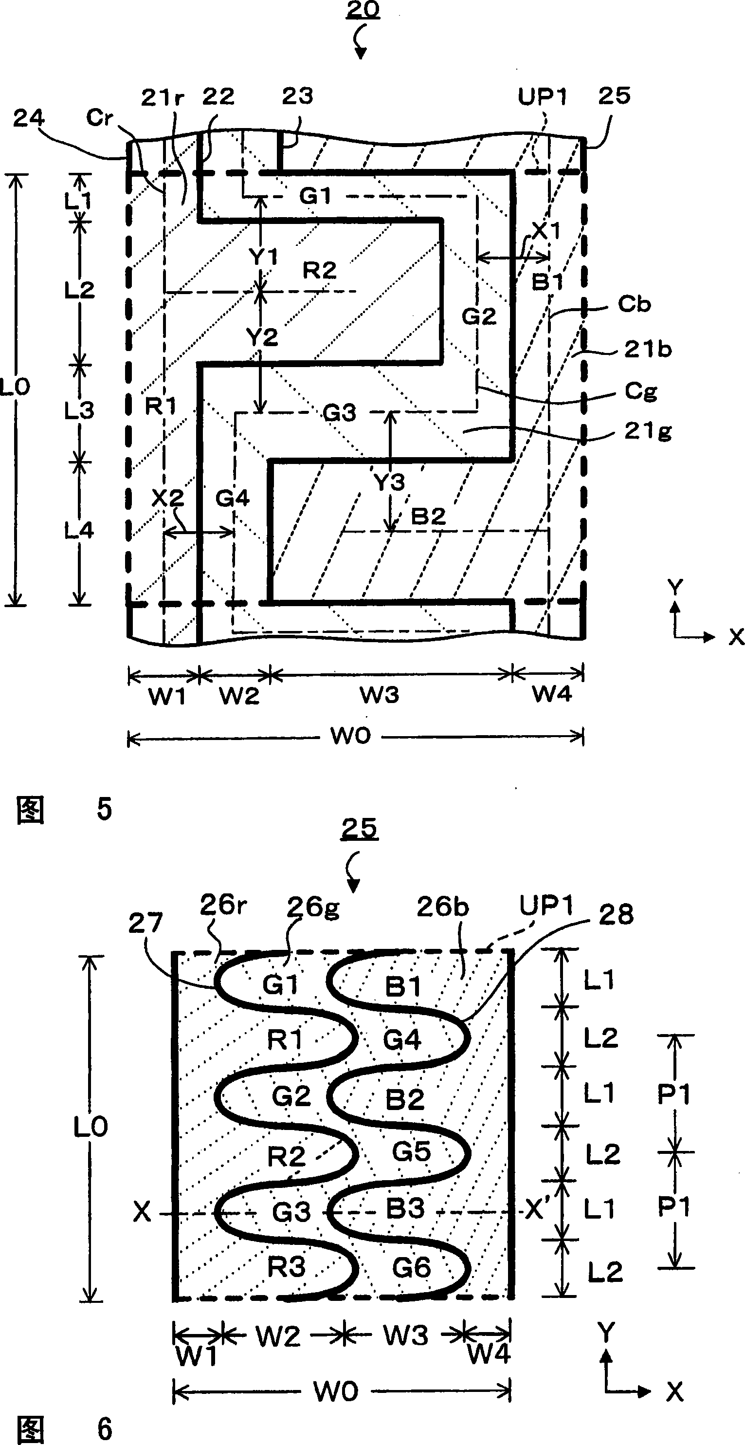 Color filter substrate, LCD device and color display device using the same