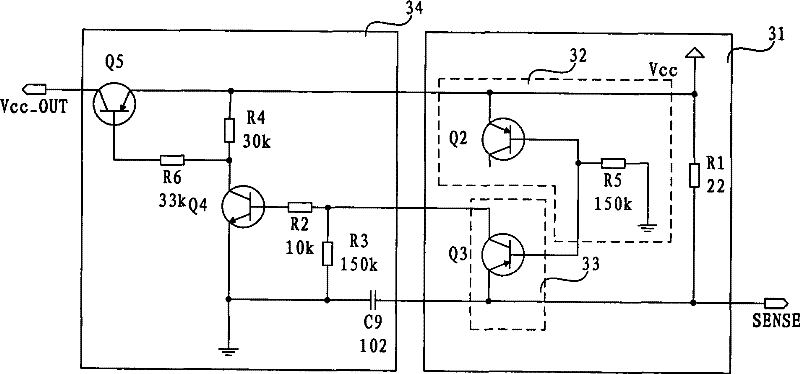 Micro current detection circuit, micro current switching circuit