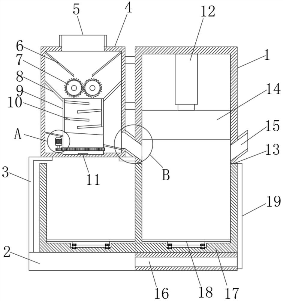 Industrial solid waste agglomeration device