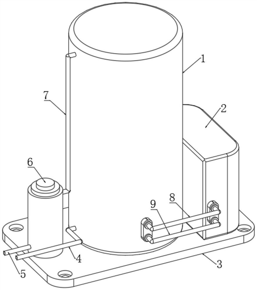 Air energy water heating device with water purification function