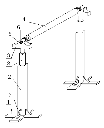 Steel bar burr polishing frame