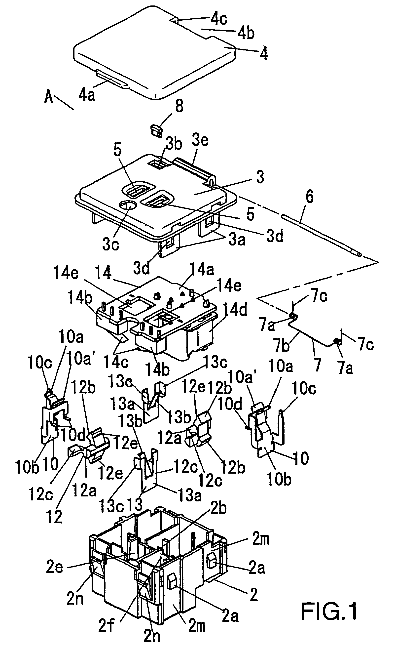 Vehicle mounted electrical outlet box