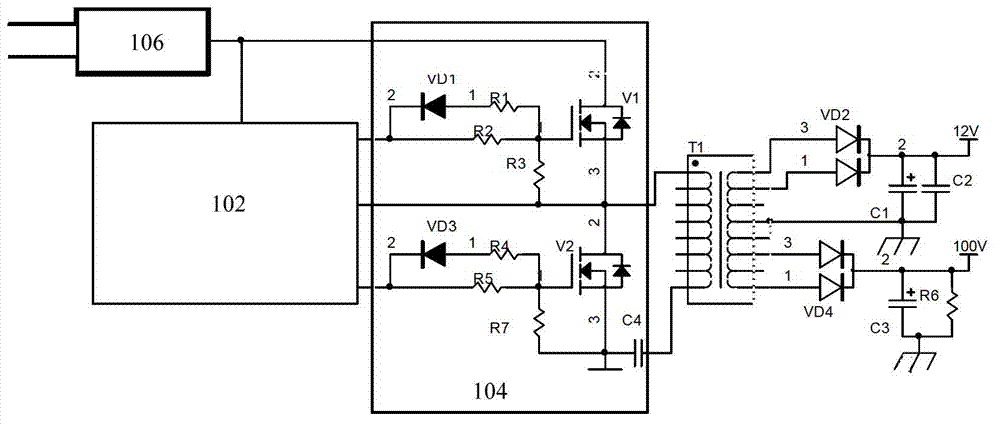 Light-emitting diode (LED) backlight driving circuit and liquid crystal television