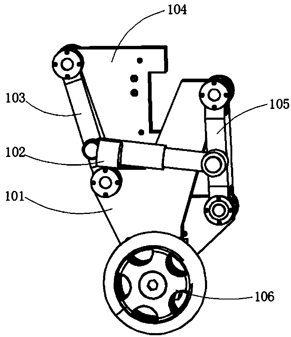 Active support obstacle avoidance device, stair climbing robot and stair climbing method of robot