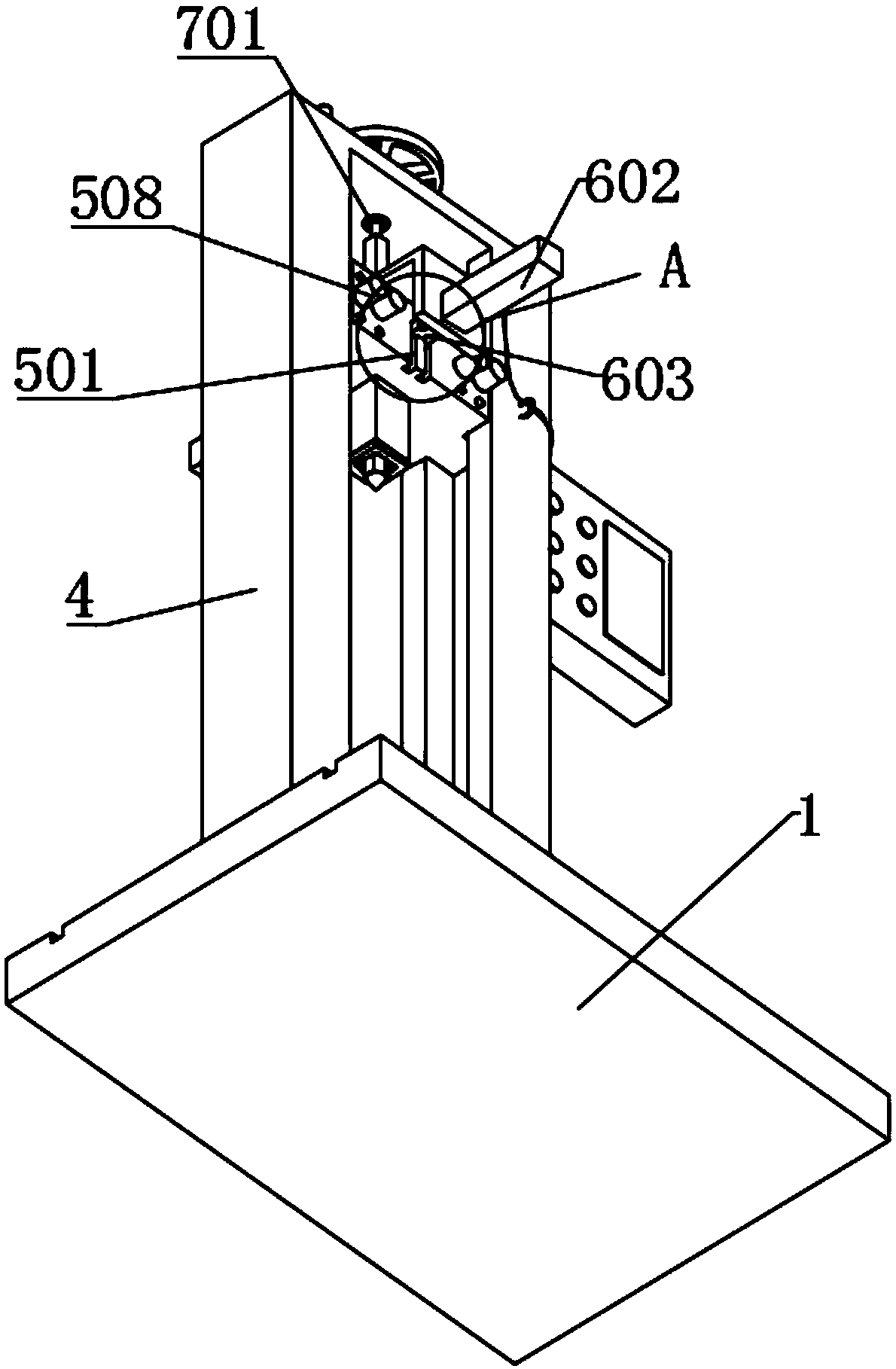 Device used for testing puncture resistance of safety shoes and capable of simulating real situation