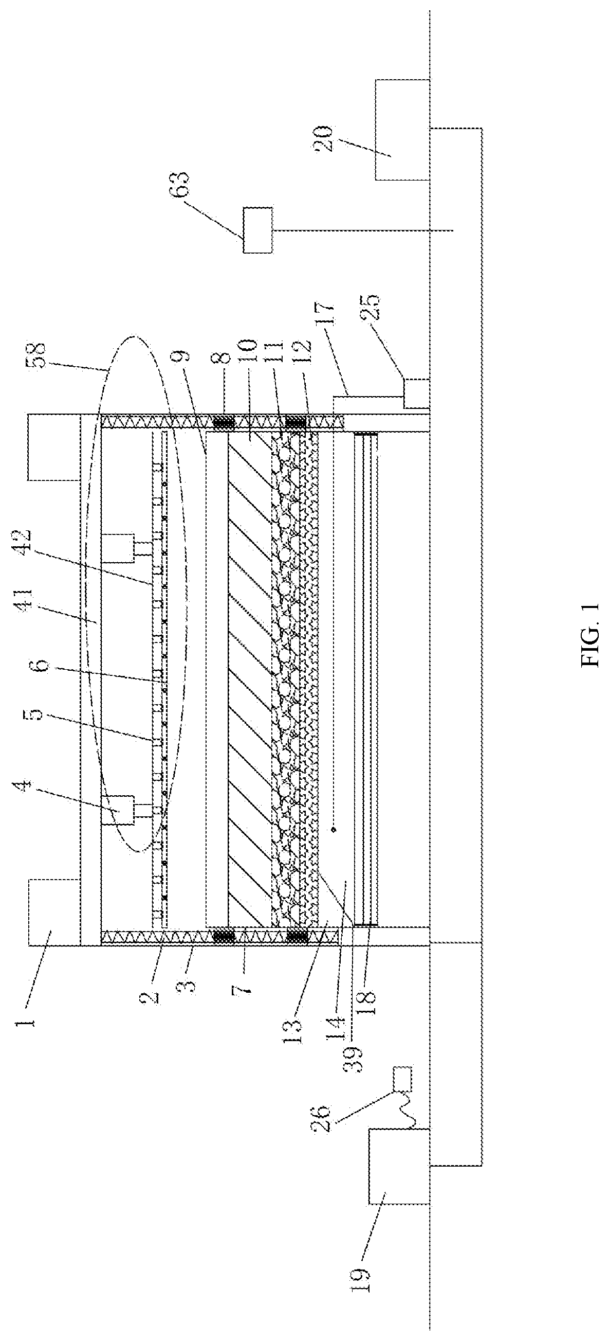 Automatic simulation test bench for similar materials of top-coal caving mining and test method thereof