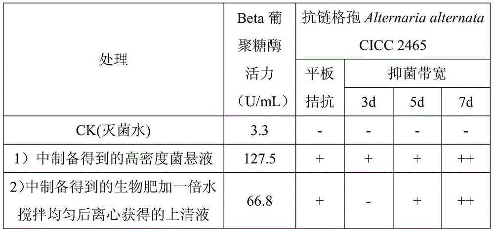 A biological control method for disease resistance and growth promotion of Clover