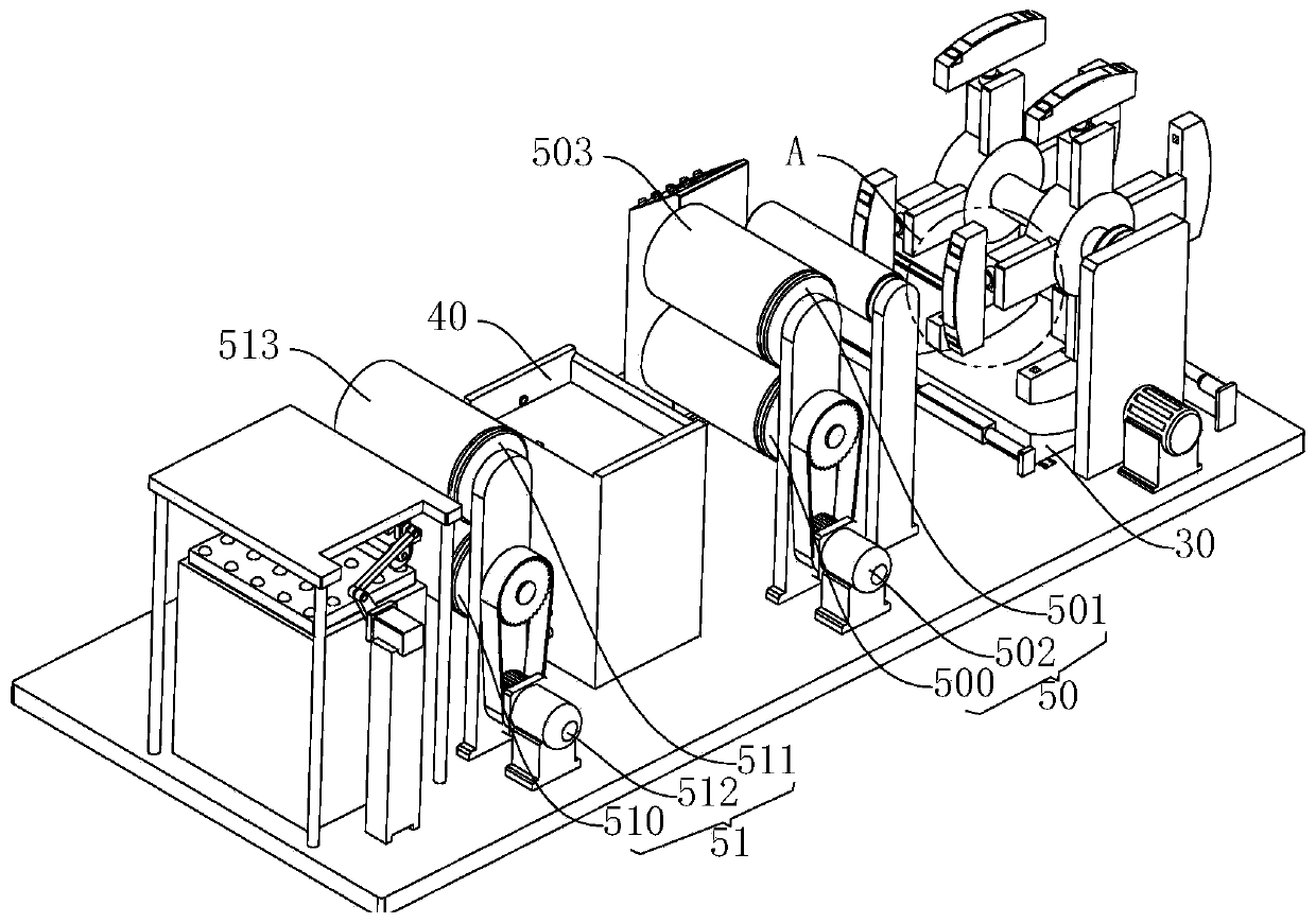 Working method of automatic coil feeding device for steel coil rolling