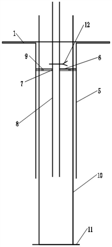 Construction method of a dewatering well plugging structure