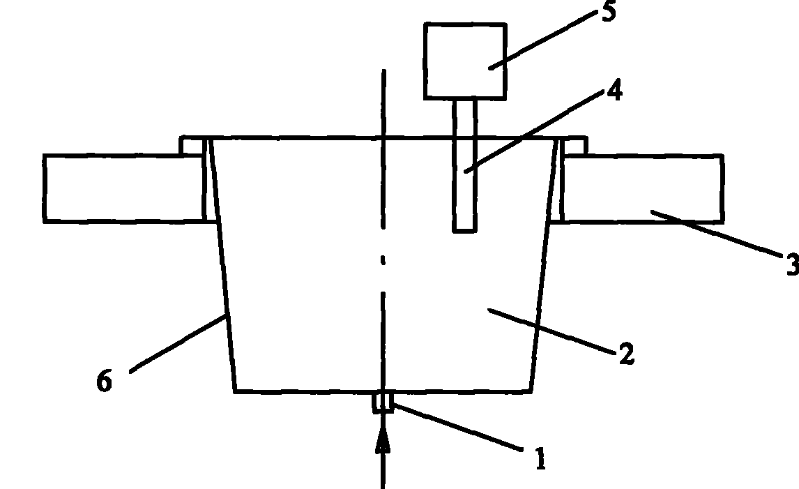 Process for removing nonmetal inclusion in molten steel