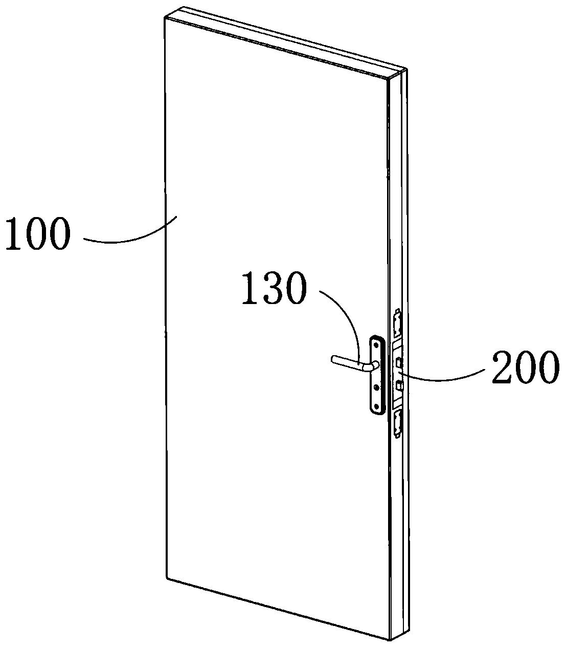 High-level anti-theft control method of intelligent anti-theft door