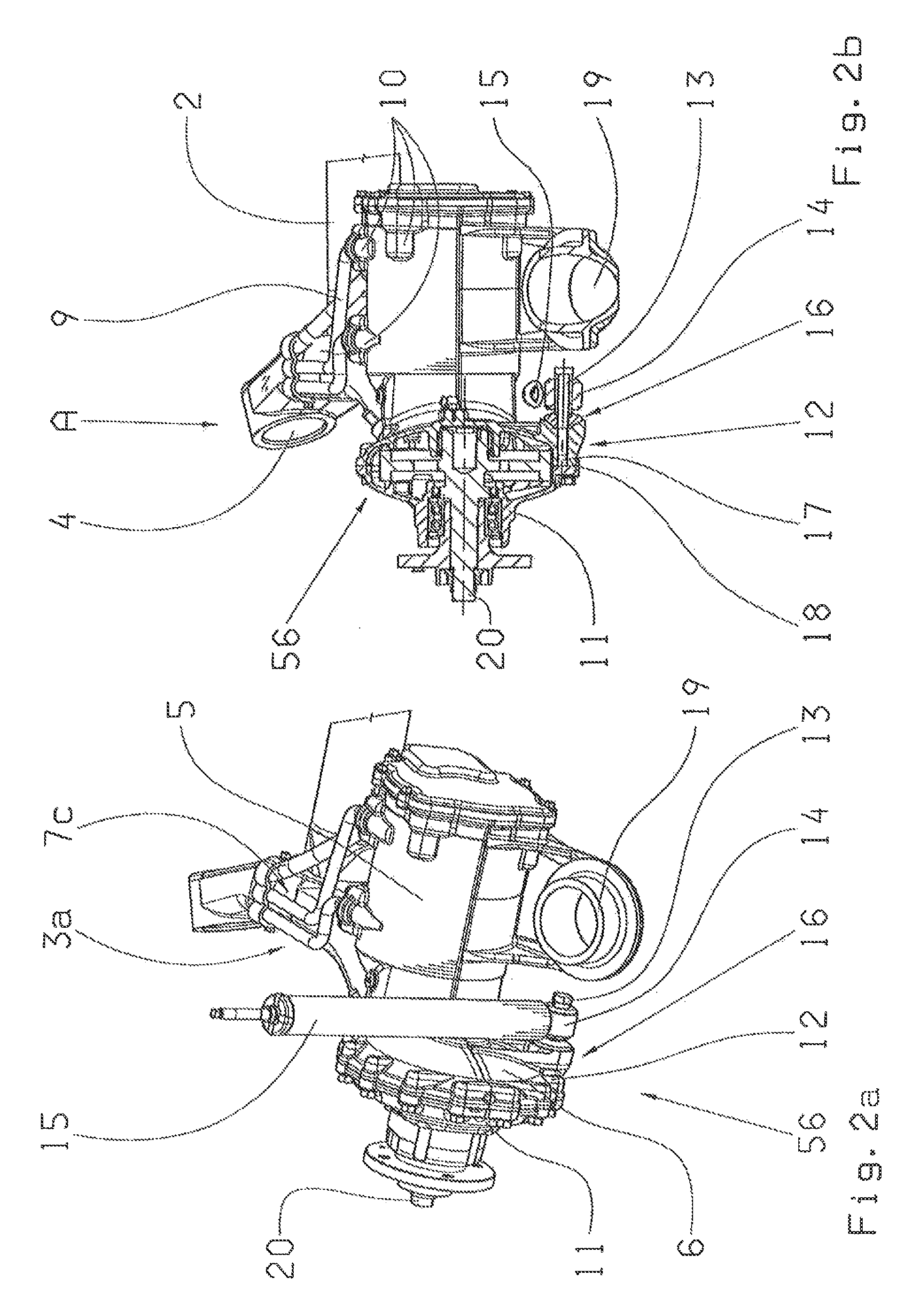 Axle for a motor vehicle